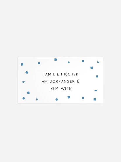 Empfängeraufkleber Geburtstag Animalballoons