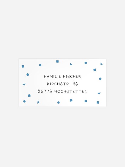 Empfängeraufkleber Geburtstag Animalballoons