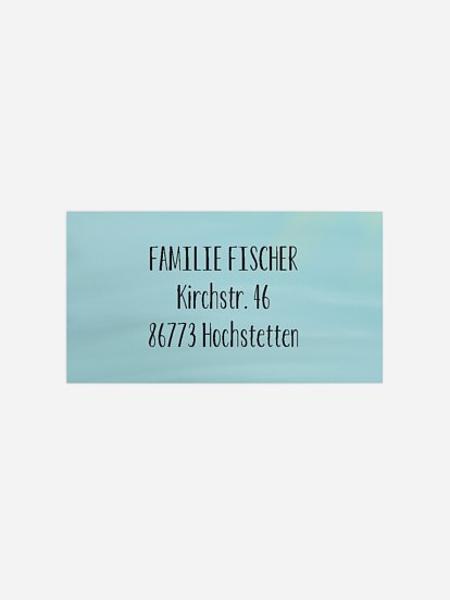 Empfängeraufkleber Geburtstag Pirate Captain