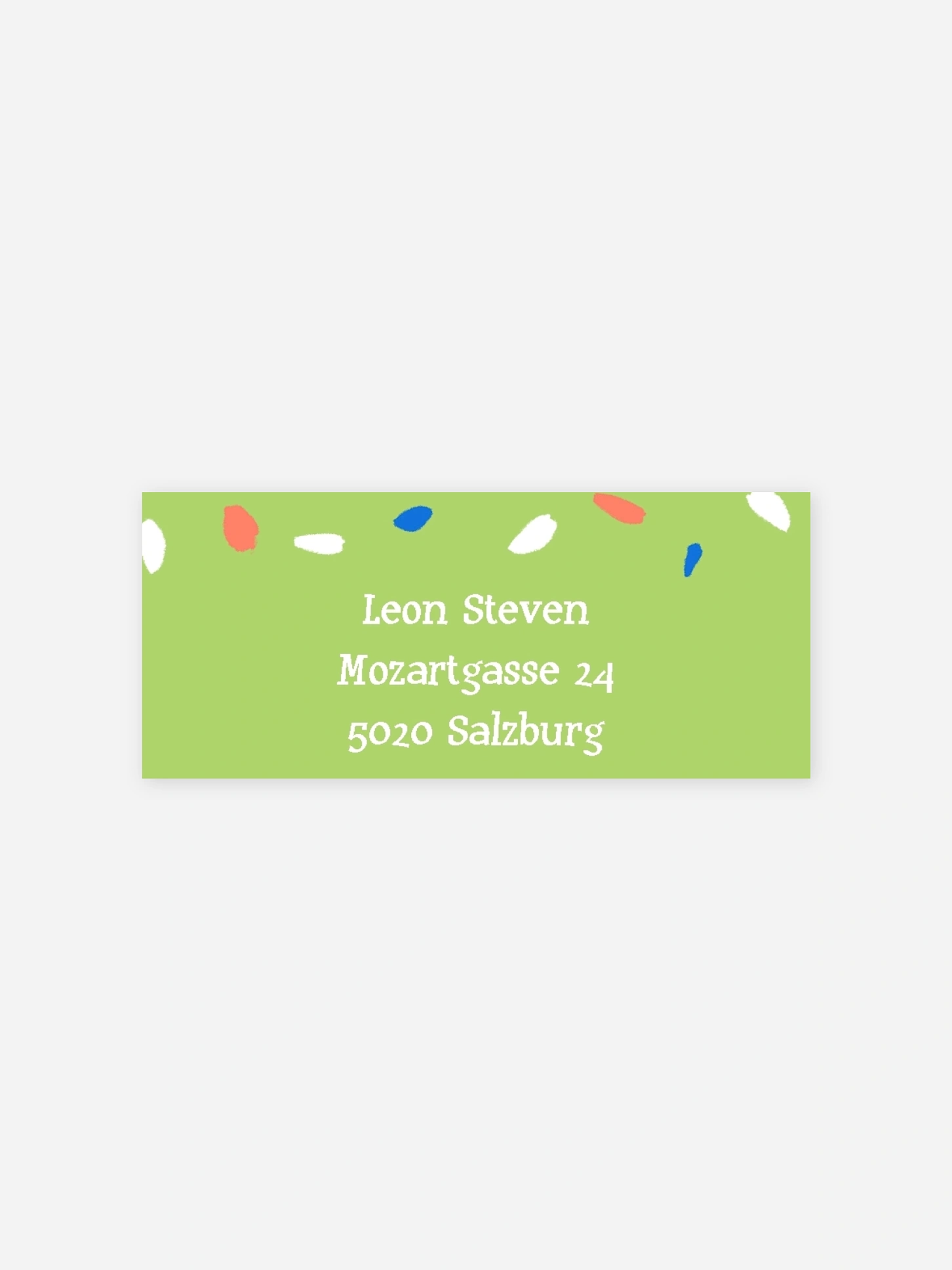 Absenderaufkleber Geburtstag Affenstark