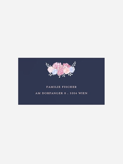 Empfängeraufkleber Geburtstag Schwänchen 3