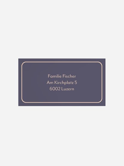 Empfängeraufkleber Geburtstag Unicorn Dreams