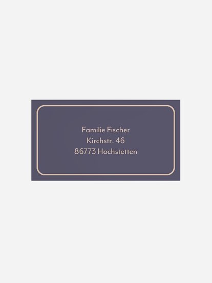 Empfängeraufkleber Geburtstag Unicorn Dreams