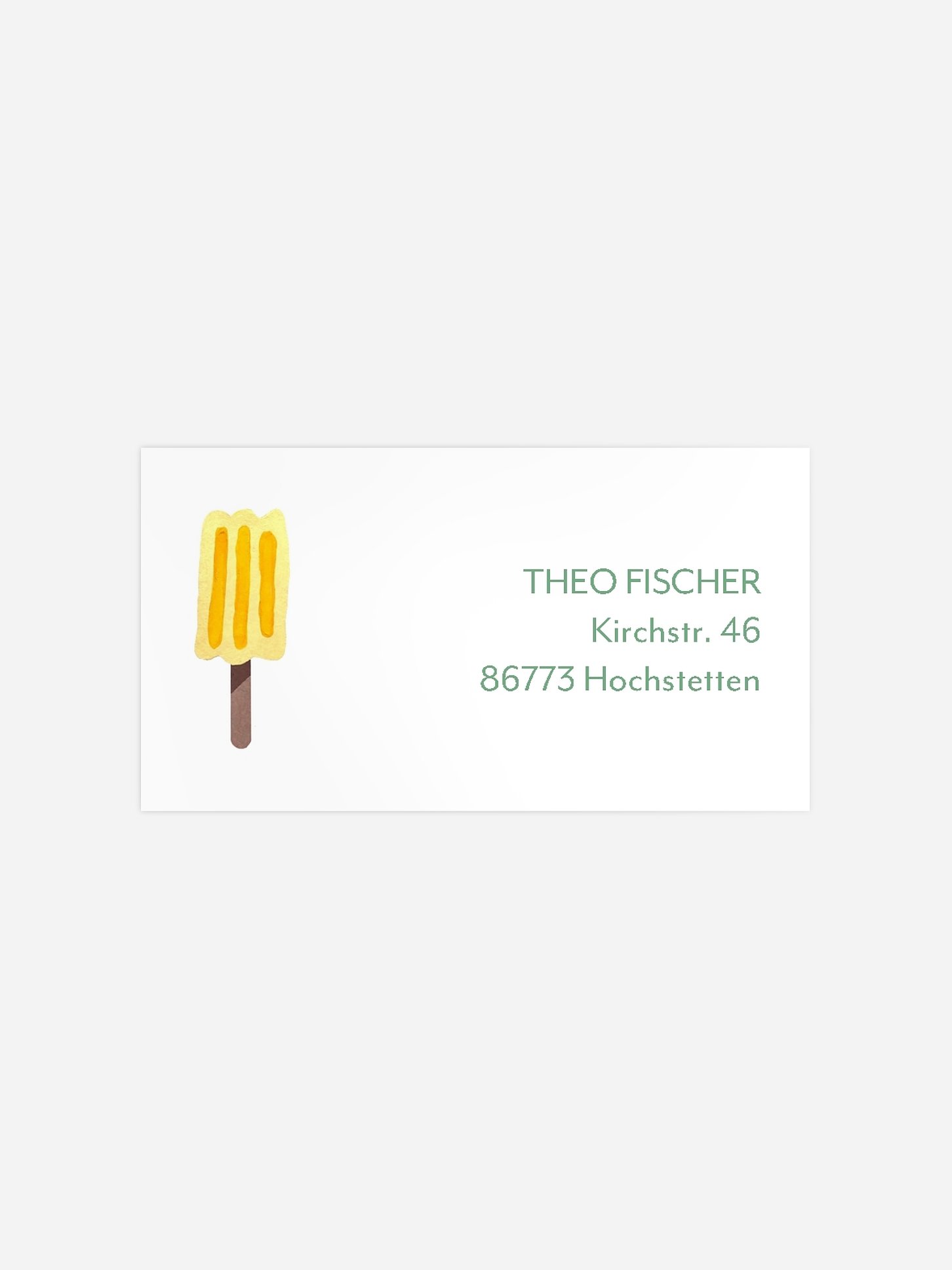 Empfängeraufkleber Geburtstag Popsicles