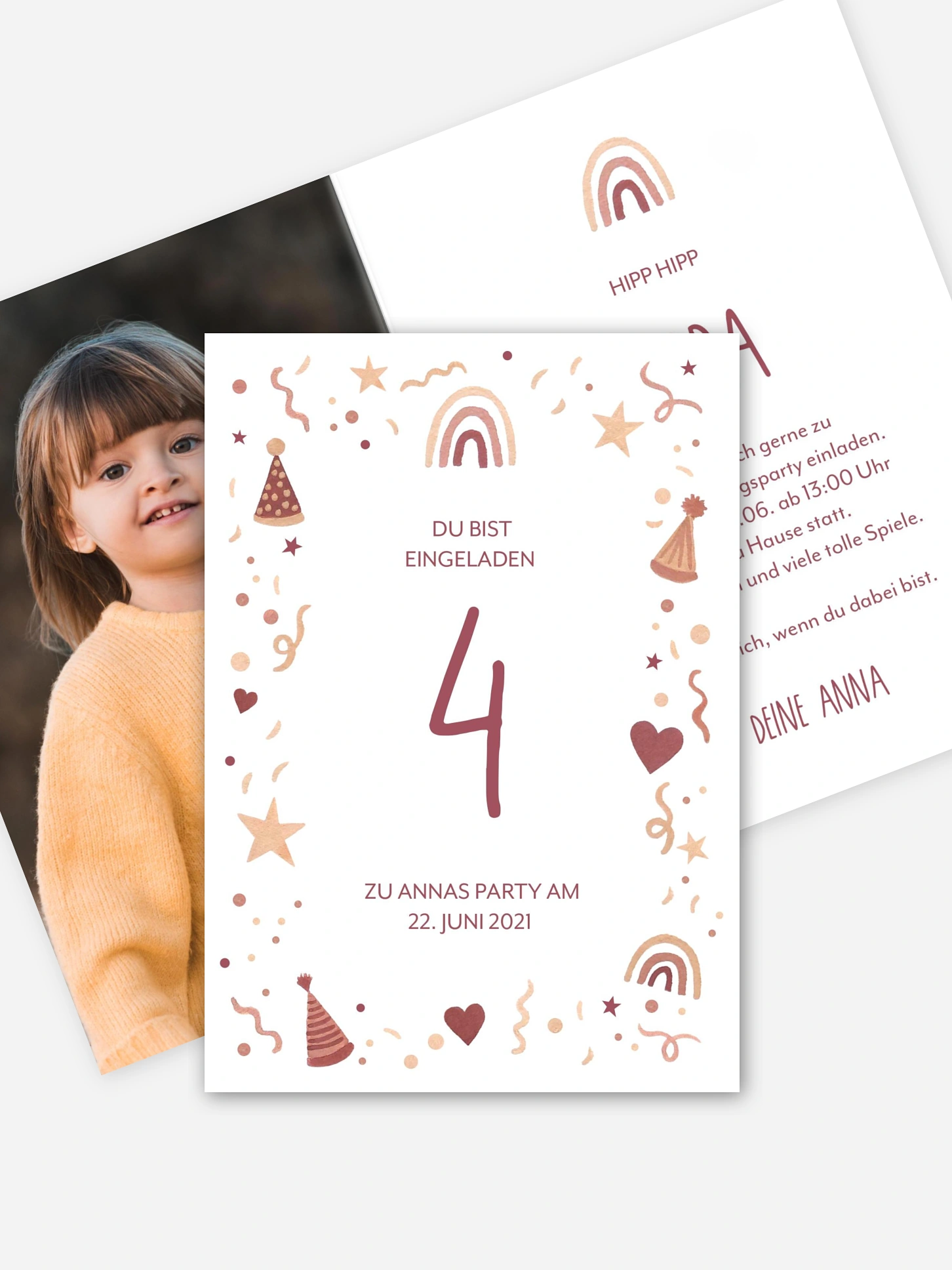 Kindergeburtstagseinladung Little Party