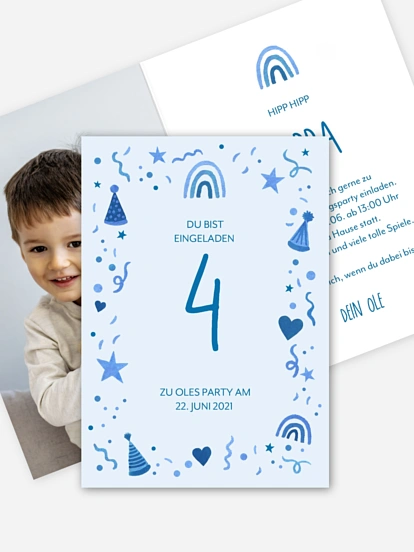 Kindergeburtstagseinladung Little Party