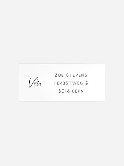 Absenderaufkleber Geburtstag Endlich Eins Collage