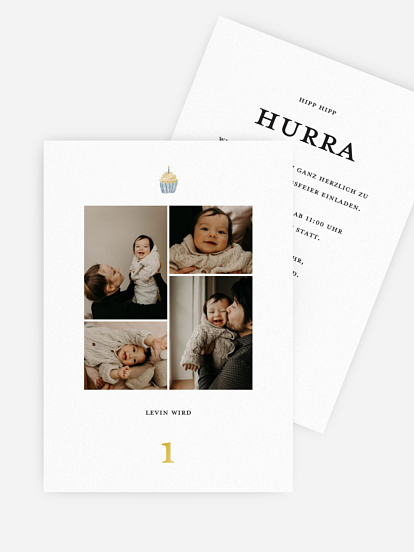 Kindergeburtstagseinladung Törtchen