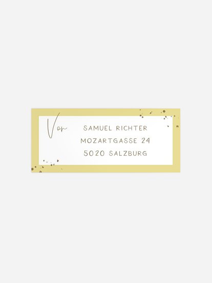 Absenderaufkleber Geburtstag Dein Erstes Jahr