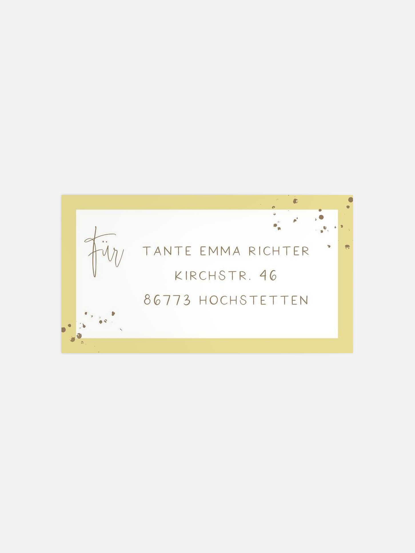 Empfängeraufkleber Geburtstag Dein Erstes Jahr