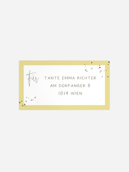 Empfängeraufkleber Geburtstag Dein Erstes Jahr