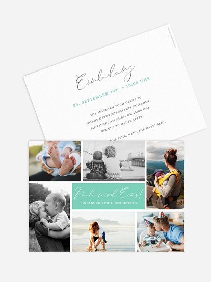 Kindergeburtstagseinladung Picture Perfect