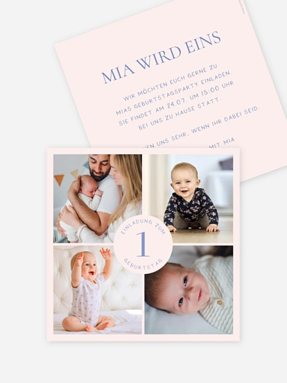 Kindergeburtstagseinladung Happy Birthday