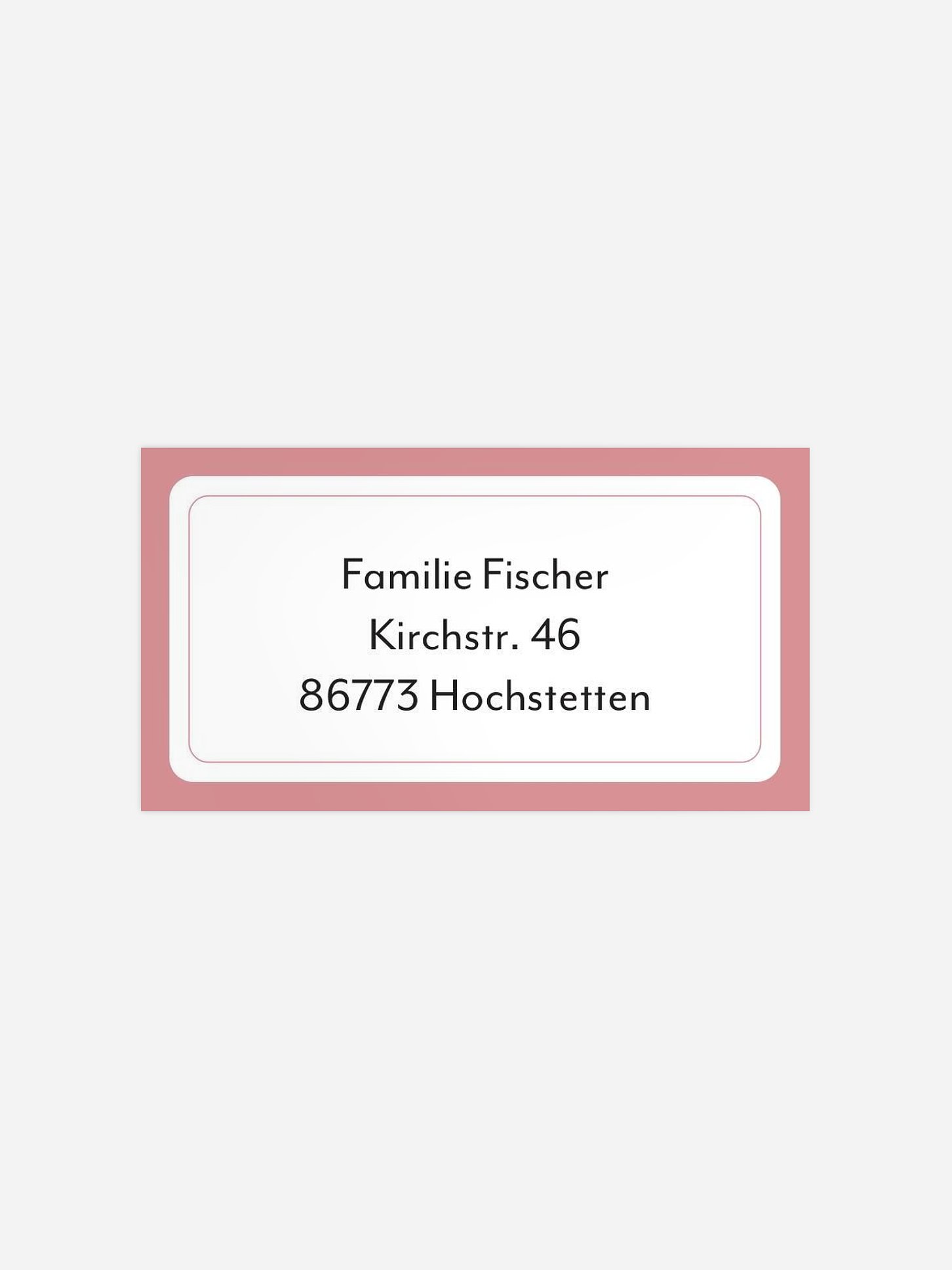 Empfängeraufkleber Geburtstag Blümchenkind