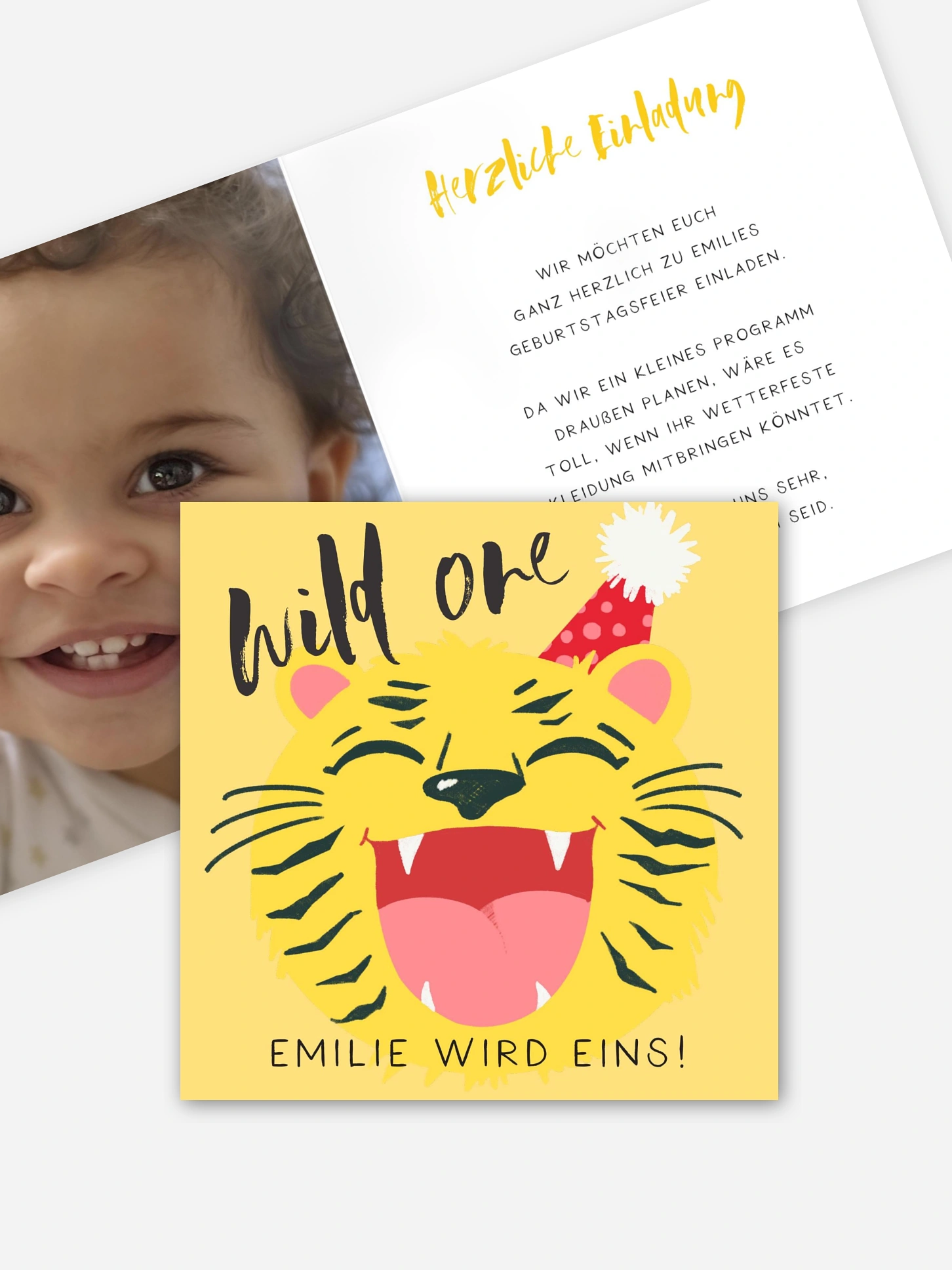 Kindergeburtstagseinladung Wild One