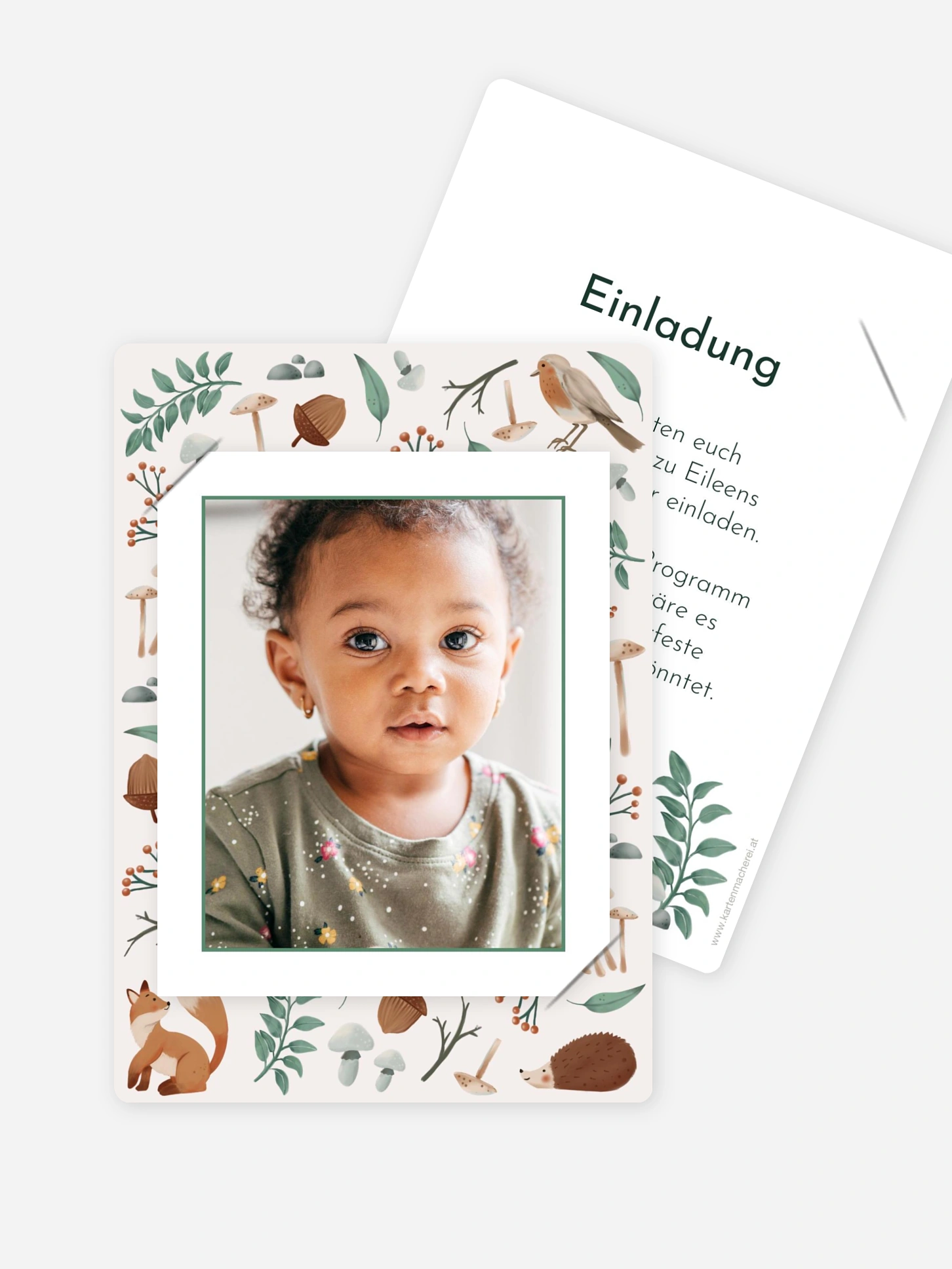Kindergeburtstagseinladung Fairytale Forest