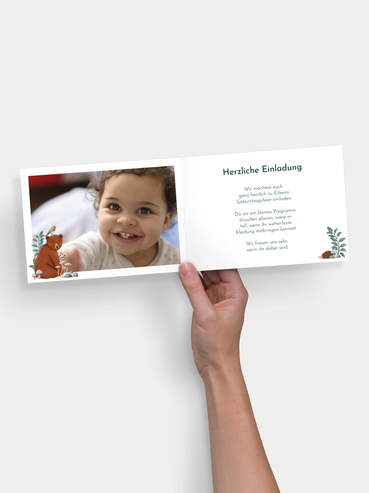 Kindergeburtstagseinladung Fairytale Forest