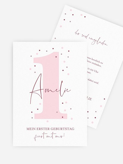 Kindergeburtstagseinladung Erster großer Tag