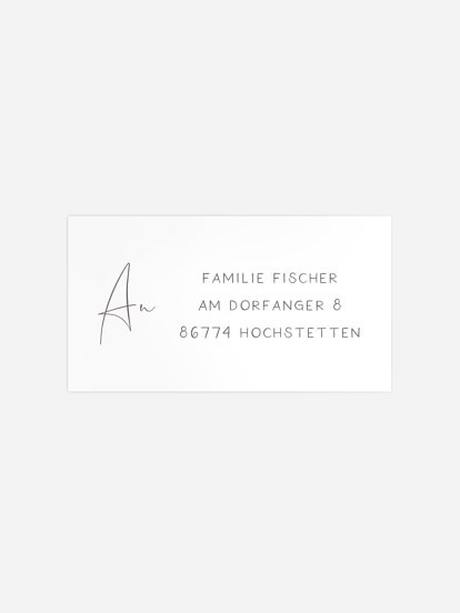 Empfängeraufkleber Geburtstag Big Moment