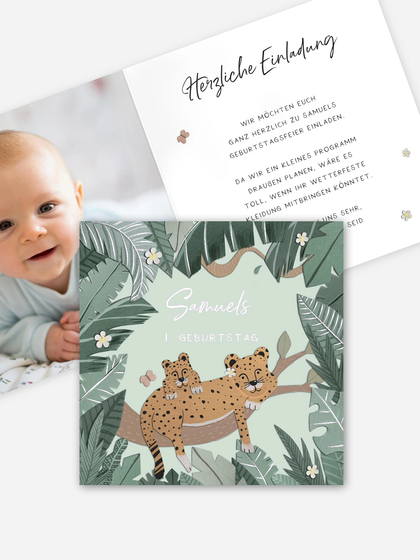 Kindergeburtstagseinladung Cheeta