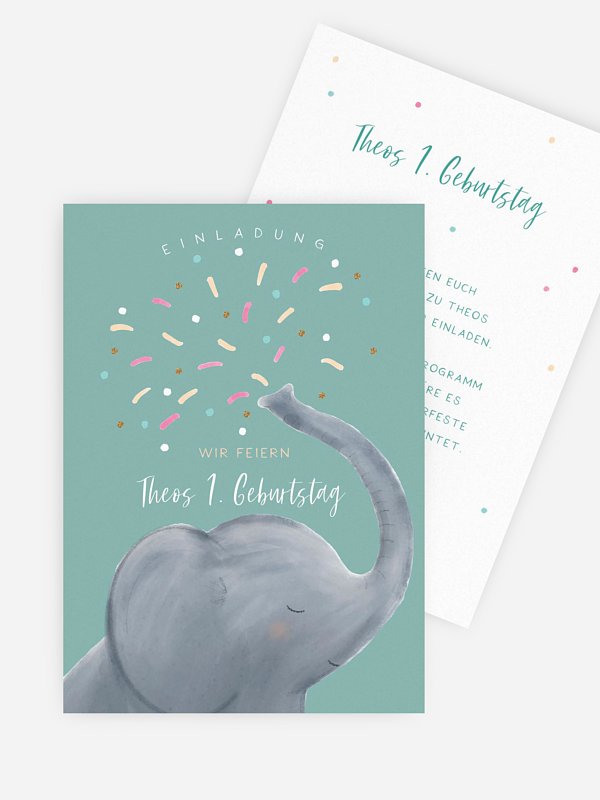 Konfetti Elefant