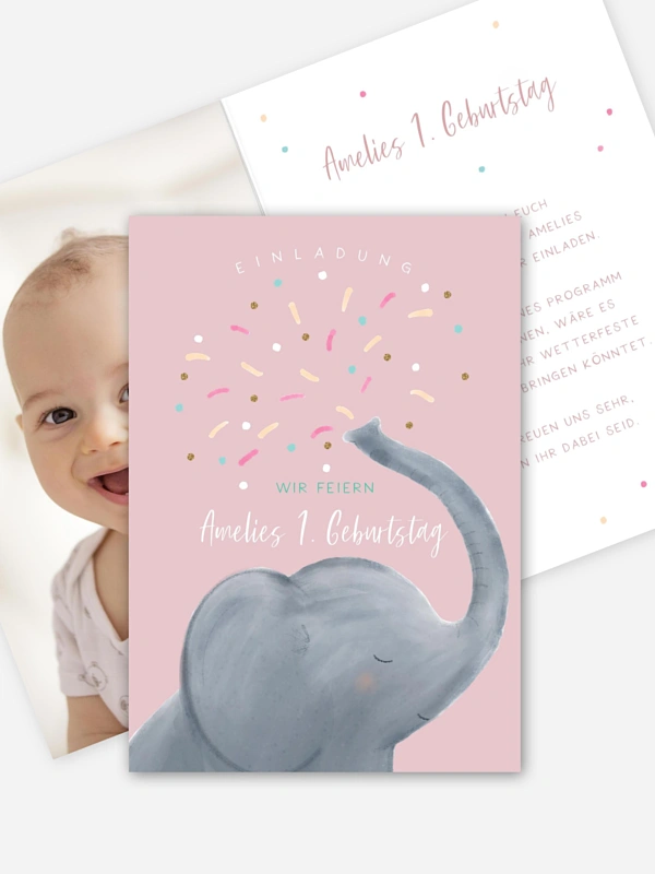 Konfetti Elefant