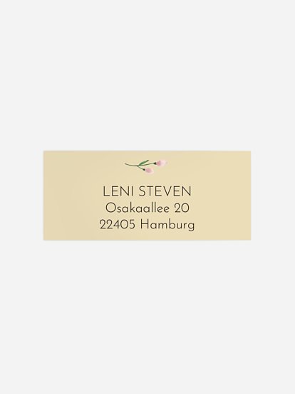 Absenderaufkleber Geburtstag Tierkopf