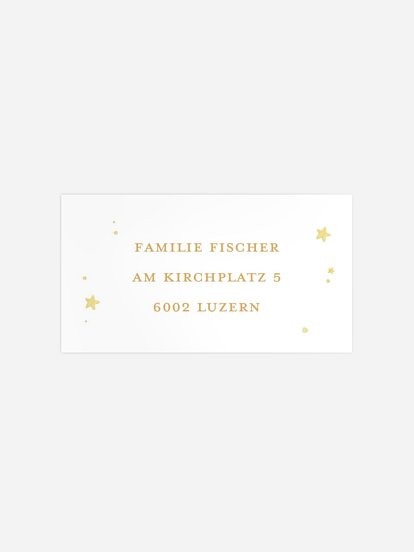 Empfängeraufkleber Geburtstag Geburtstagsfuchs