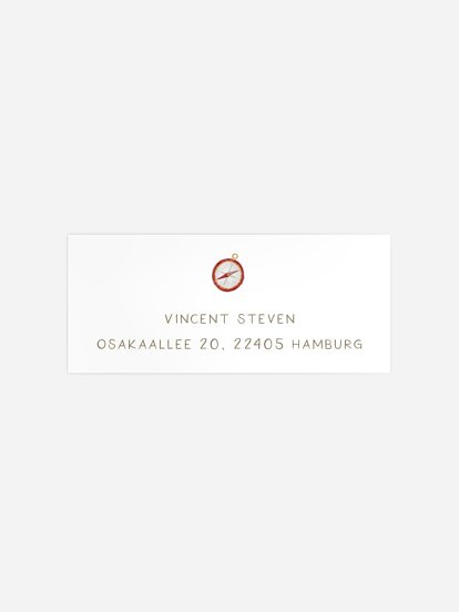 Absenderaufkleber Geburtstag Piratenbande Kraftpapier