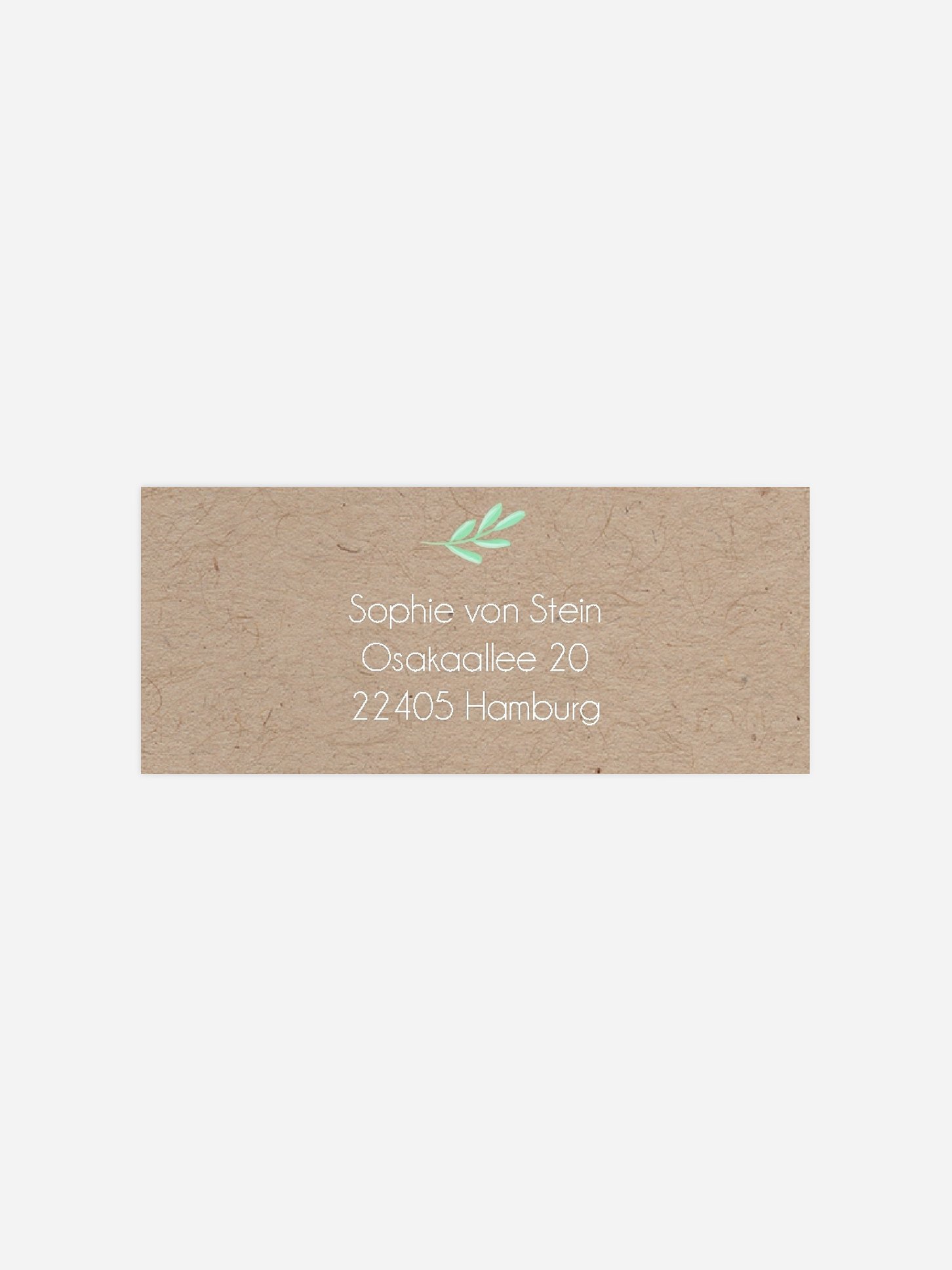 Absenderaufkleber Konfirmation und Kommunion Wimpeltaube Foto