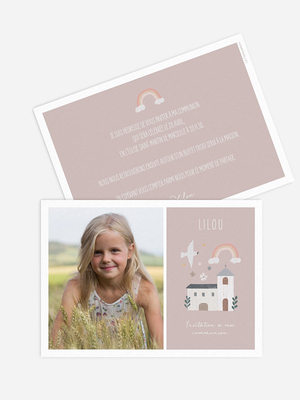 Invitation communion Petite église photo