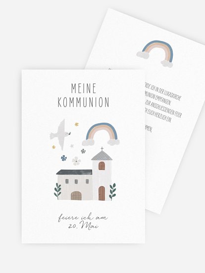 Kommunionseinladung Kleine Kirche
