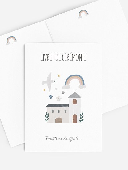 Livret de messe baptême Petite église