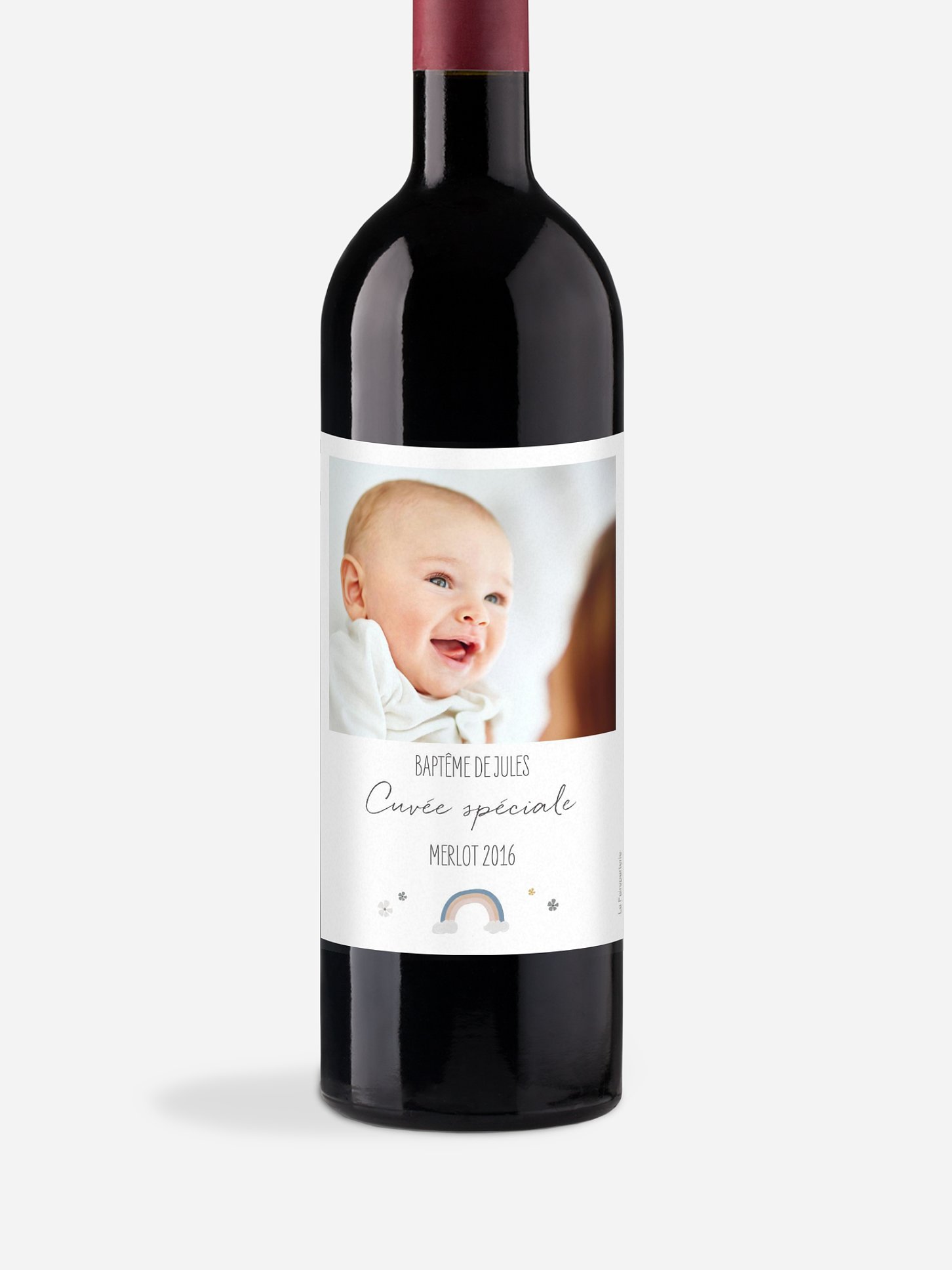 Étiquette pour bouteille Petite église