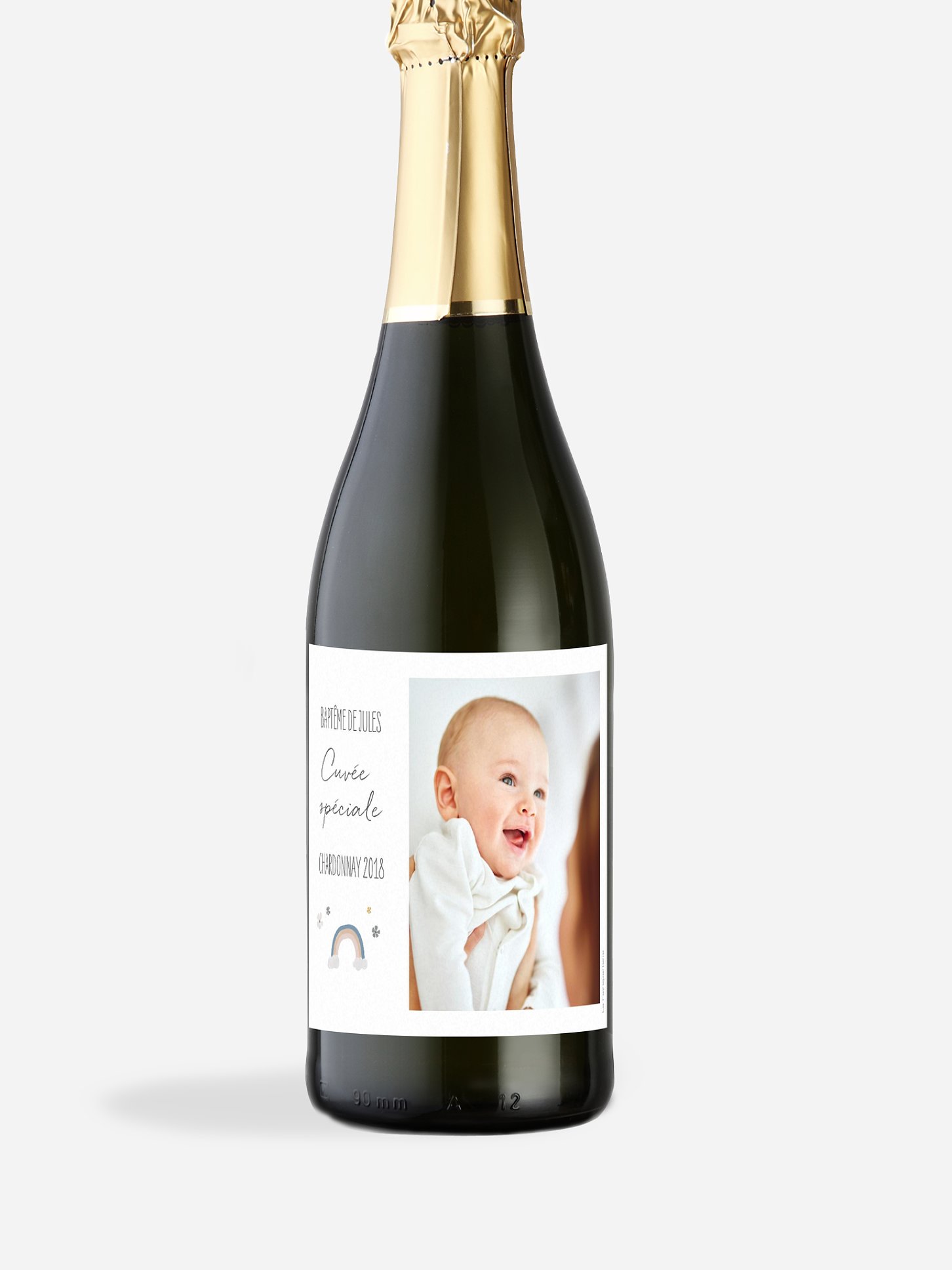 Étiquette pour bouteille Petite église