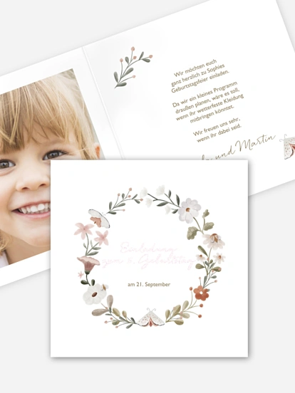 Kindergeburtstagseinladung Waldspiel