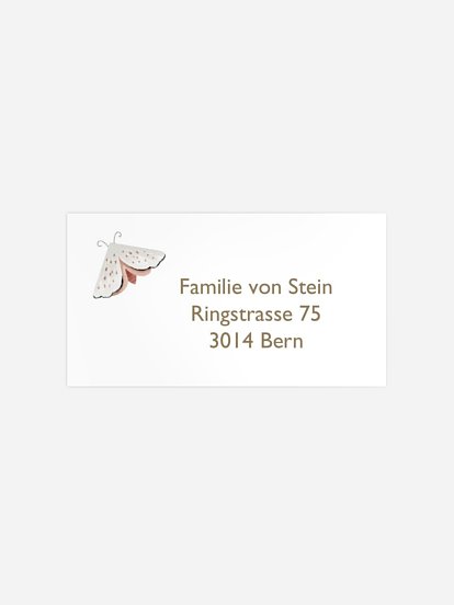 Empfängeraufkleber Konfirmation und Kommunion Waldspiel