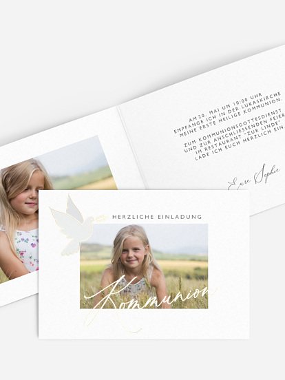 Kommunionseinladung Festtag