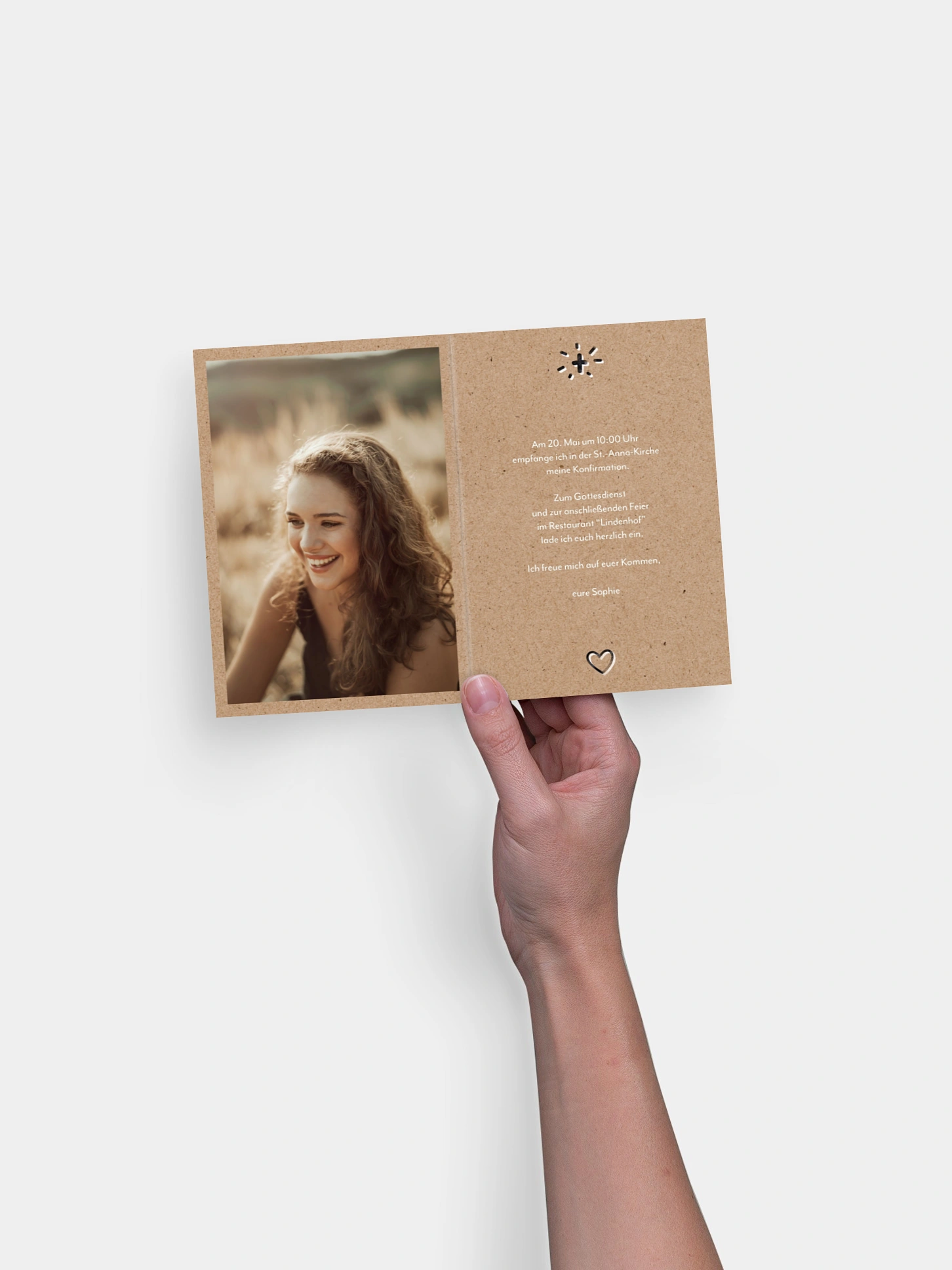 Konfirmationseinladung Sketch