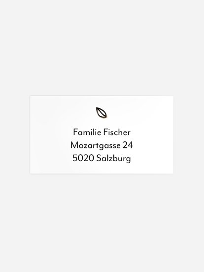 Empfängeraufkleber Konfirmation und Kommunion Sketch