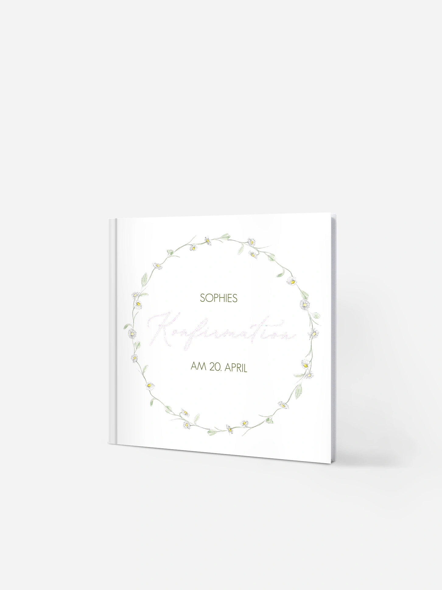 Gästebuch zur Konfirmation Gänseblümchen