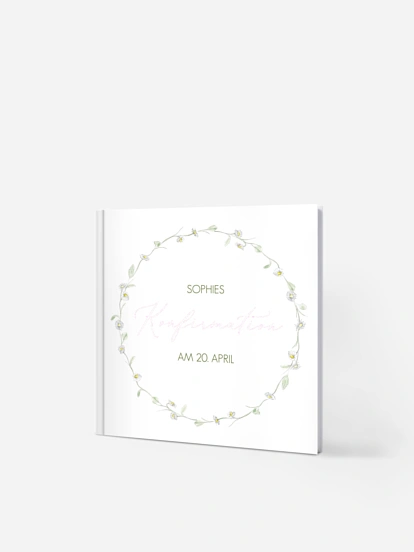 Gästebuch zur Konfirmation Gänseblümchen
