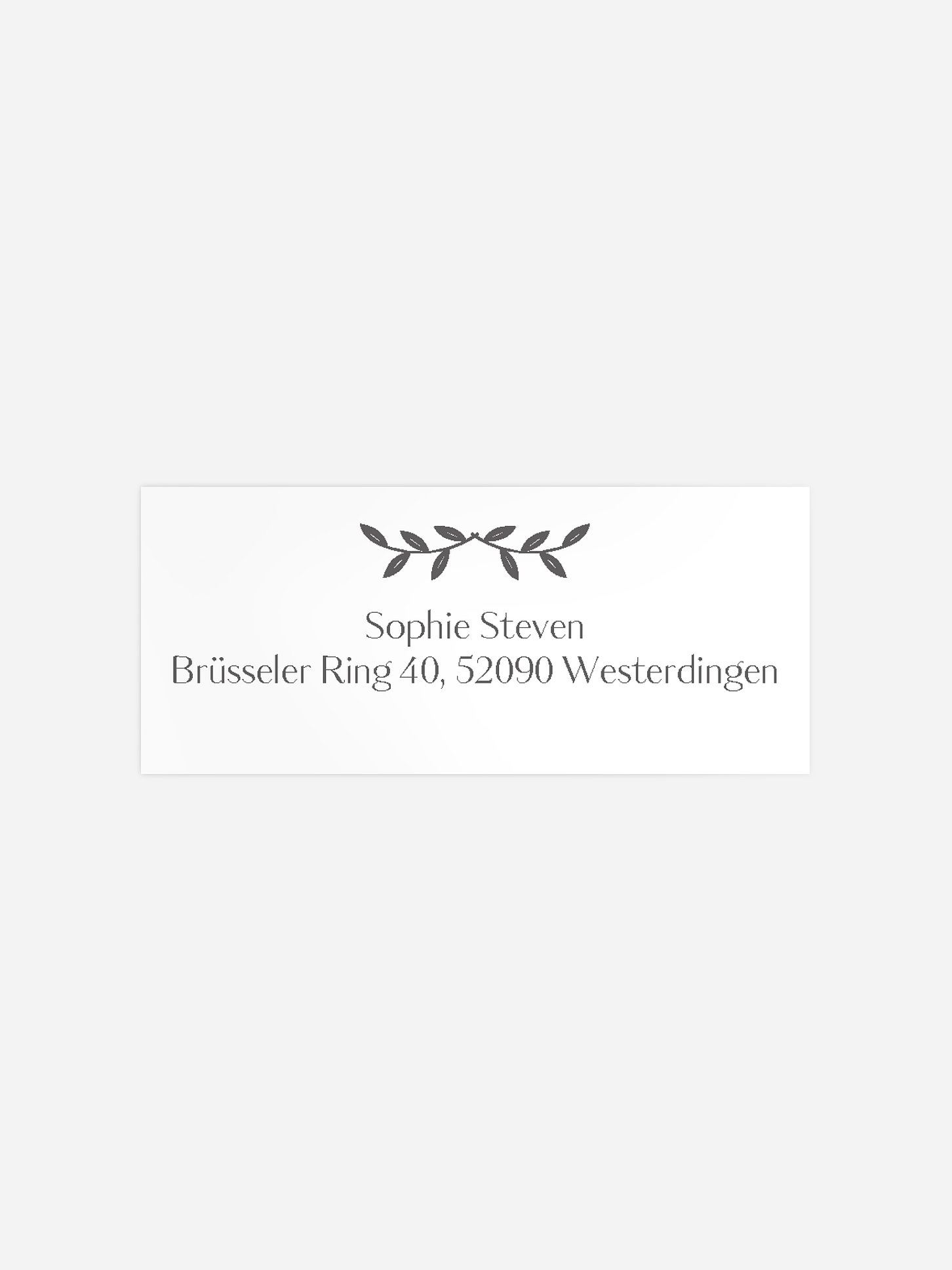 Absenderaufkleber Konfirmation und Kommunion Verträumt Kraftpapier