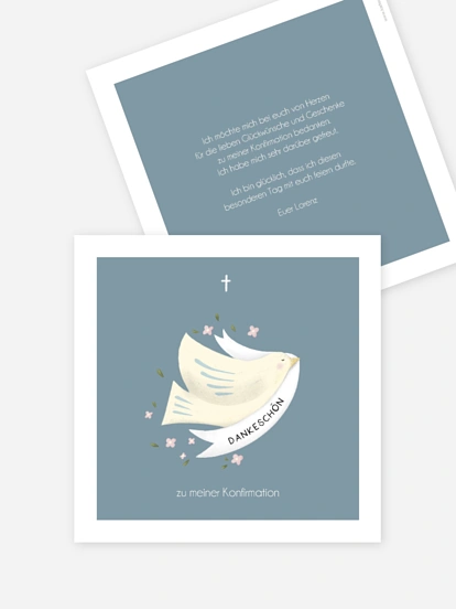 Danksagung Konfirmation Sweet Message