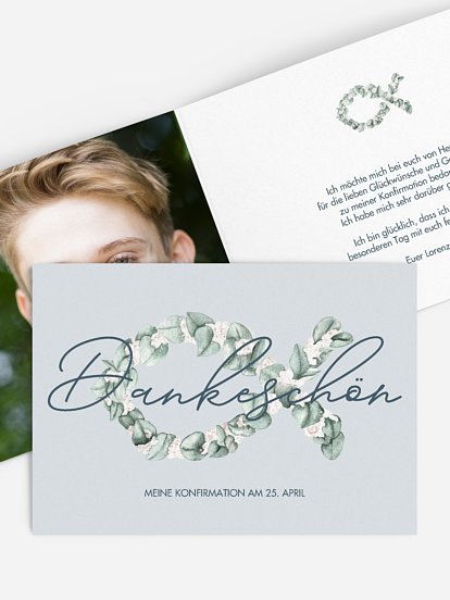 Danksagung Konfirmation Eucalyptus Fish