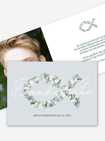Danksagung Konfirmation Eucalyptus Fish