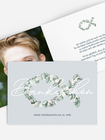 Danksagung Konfirmation Eucalyptus Fish