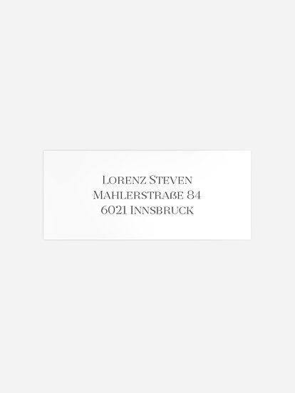 Absenderaufkleber Konfirmation und Kommunion Aquarell Symbols