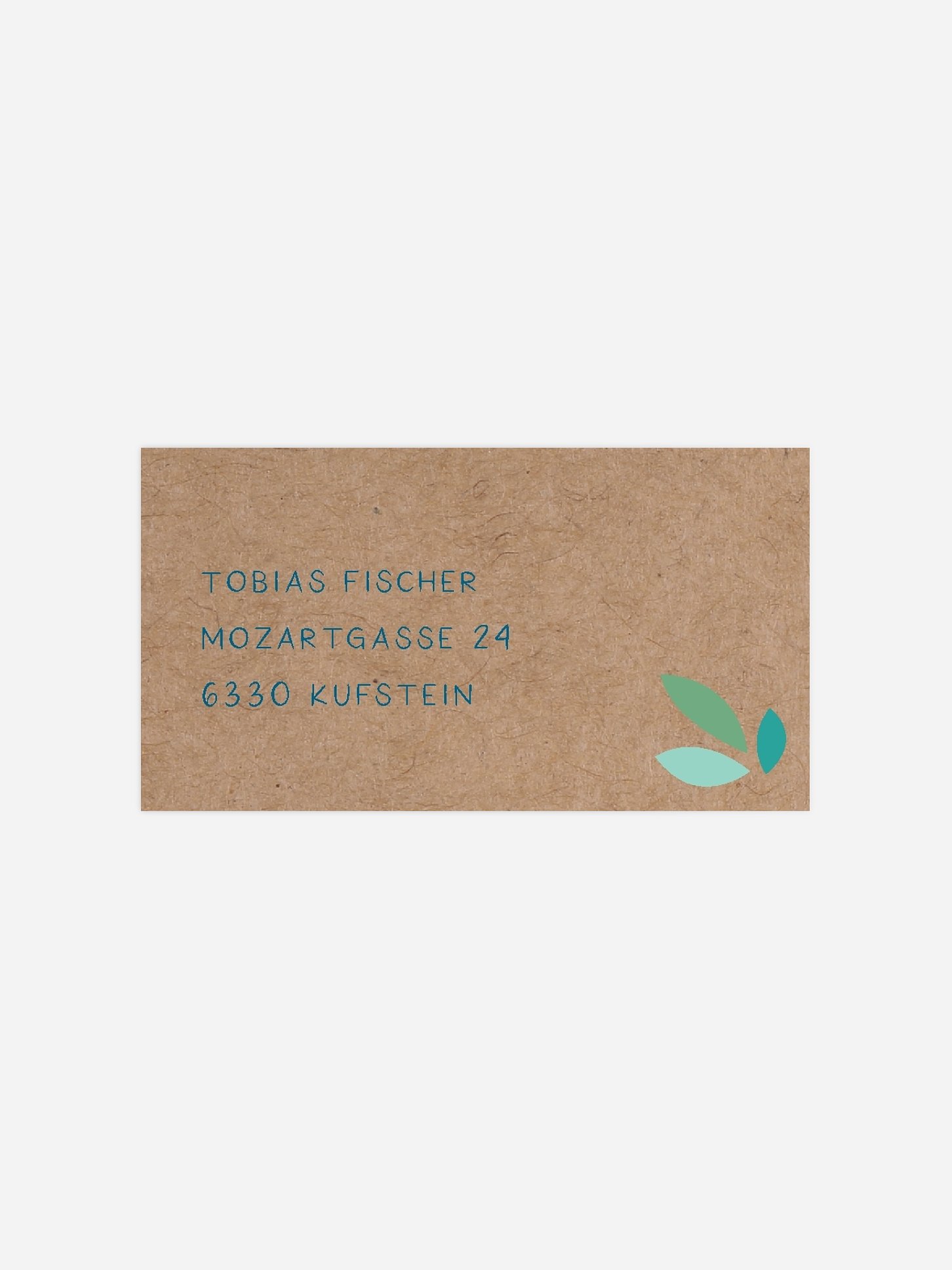 Empfängeraufkleber Konfirmation und Kommunion Floral Letters