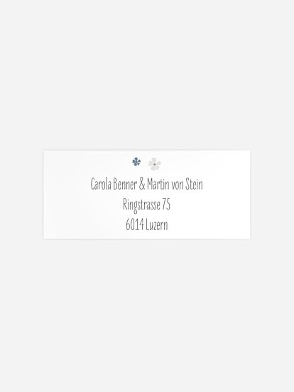 Absenderaufkleber Taufe Save the Date Kirche